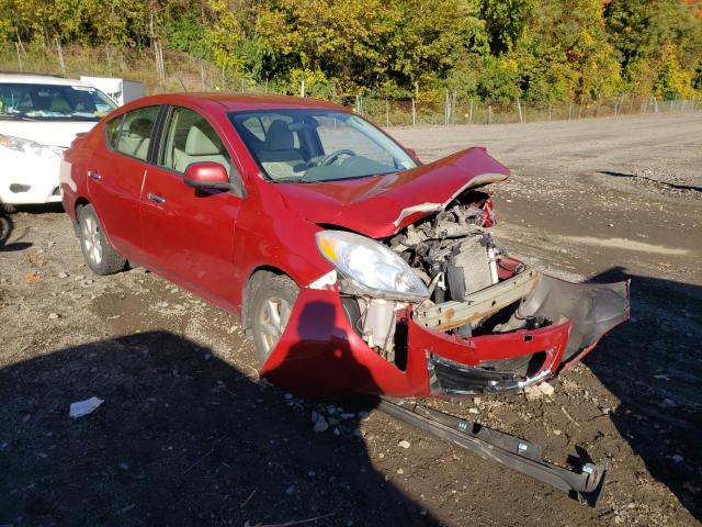 3N1CN7AP5DL882006 - 2013 NISSAN VERSA BURGUNDY photo 1