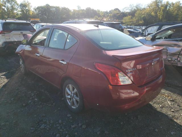 3N1CN7AP5DL882006 - 2013 NISSAN VERSA BURGUNDY photo 3