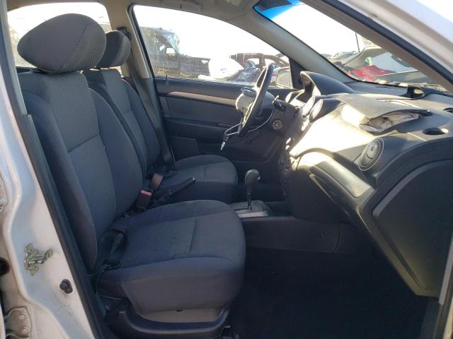 KL1TD56677B174227 - 2007 CHEVROLET AVEO BASE WHITE photo 5