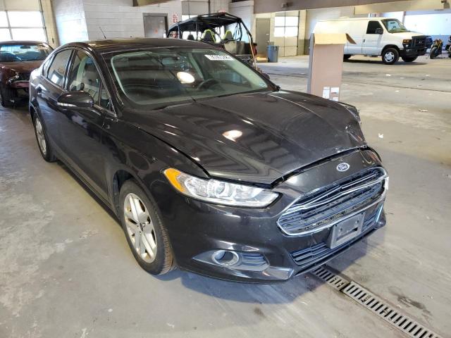 1FA6P0HD3E5395773 - 2014 FORD FUSION SE BLACK photo 1