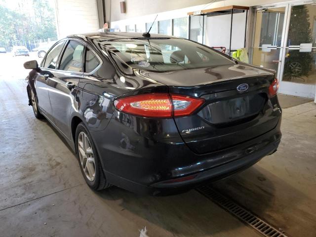 1FA6P0HD3E5395773 - 2014 FORD FUSION SE BLACK photo 3