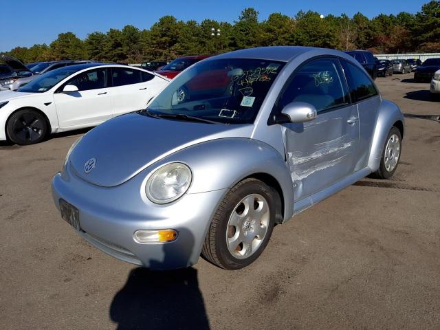 3VWBK21CX3M442726 - 2003 VOLKSWAGEN NEW BEETLE SILVER photo 2