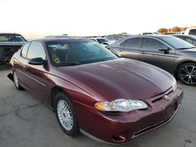 2G1WW12E619140531 - 2001 CHEVROLET MONTE CARL 勃艮第红 照片 1