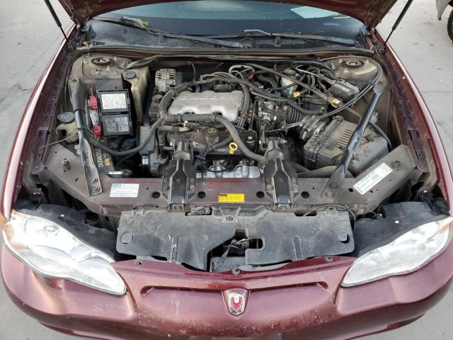 2G1WW12E619140531 - 2001 CHEVROLET MONTE CARL 勃艮第红 照片 7