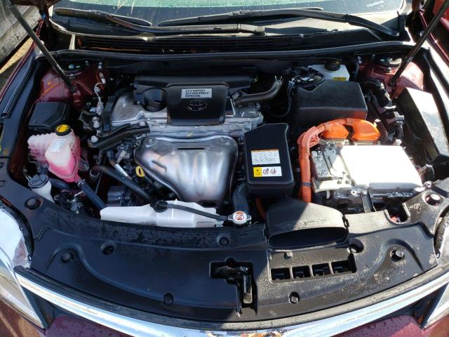 4T1BD1EB6HU057705 - 2017 TOYOTA AVALON HYB BURGUNDY photo 7