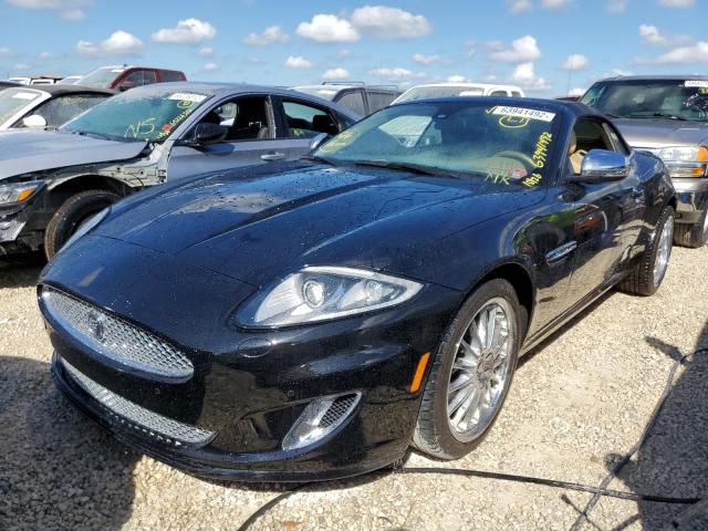 SAJWA4EBXDLB50232 - 2013 JAGUAR XK BLACK photo 2