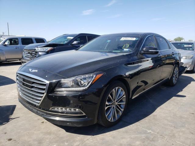 KMHGN4JE8HU173623 - 2017 GENESIS G80 BASE BLACK photo 2