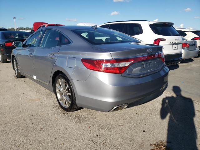 KMHFG4JG1GA559839 - 2016 HYUNDAI AZERA SILVER photo 3