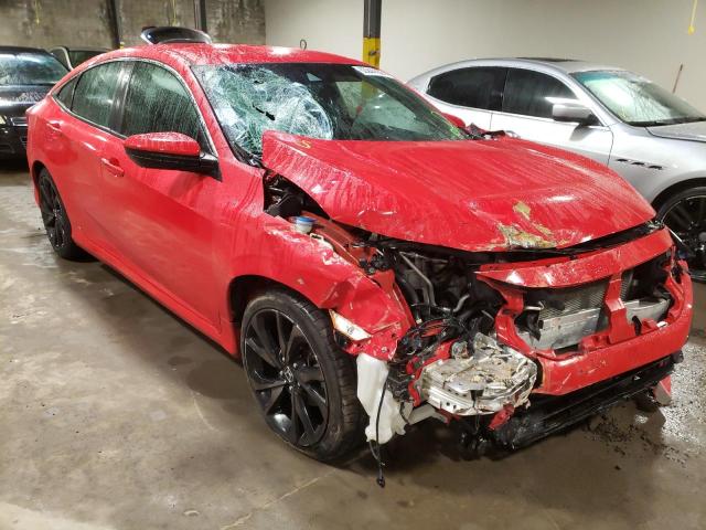 2HGFC2F88KH508601 - 2019 HONDA CIVIC SPOR RED photo 1