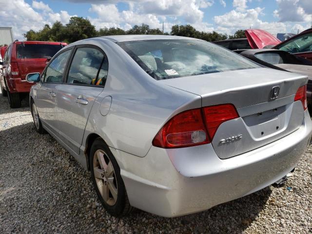 1HGFA16818L040710 - 2008 HONDA CIVIC EX SILVER photo 3