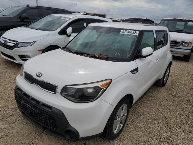 KNDJN2A23E7089627 - 2014 KIA SOUL WHITE photo 2