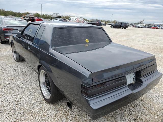 1G4GK4794FH411203 - 1985 BUICK REGAL T-TY GRAY photo 3