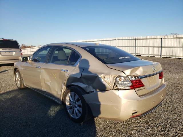 1HGCR2F83DA083369 - 2013 HONDA ACCORD EXL GOLD photo 3