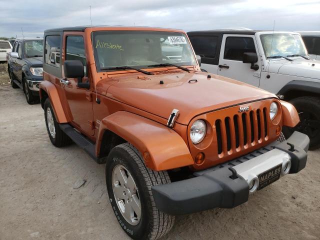 1J4AA5D10AL208195 - 2010 JEEP WRANGLER S ORANGE photo 1