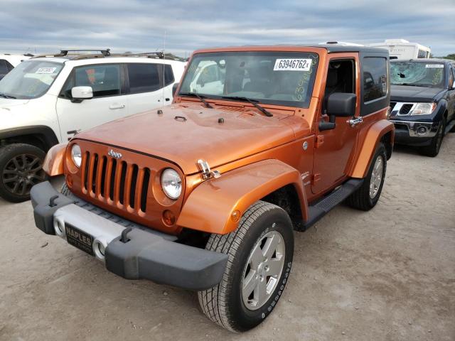 1J4AA5D10AL208195 - 2010 JEEP WRANGLER S ORANGE photo 2
