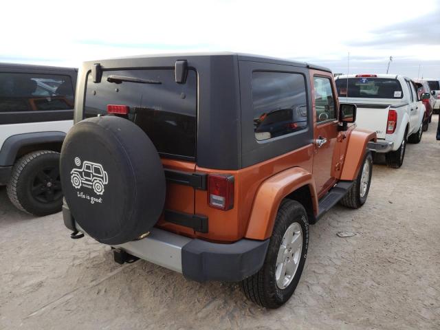 1J4AA5D10AL208195 - 2010 JEEP WRANGLER S ORANGE photo 4