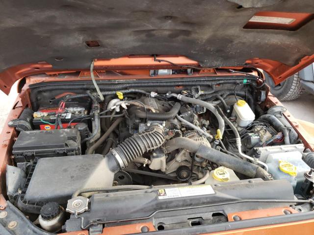 1J4AA5D10AL208195 - 2010 JEEP WRANGLER S ORANGE photo 7