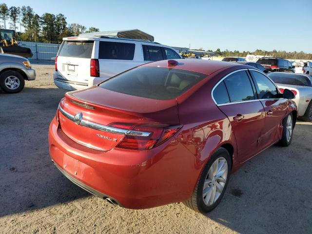 2G4GN5EX2F9161401 - 2015 BUICK REGAL PREM RED photo 4