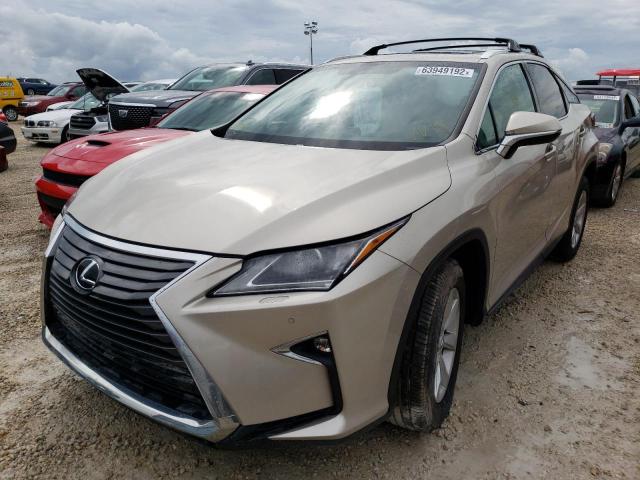 2T2BZMCA9GC032550 - 2016 LEXUS RX350 BEIGE photo 2