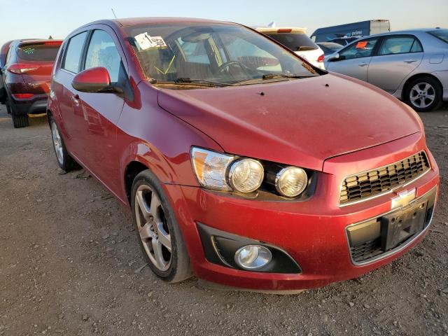 1G1JE6SBXD4110455 - 2013 CHEVROLET SONIC RED photo 1