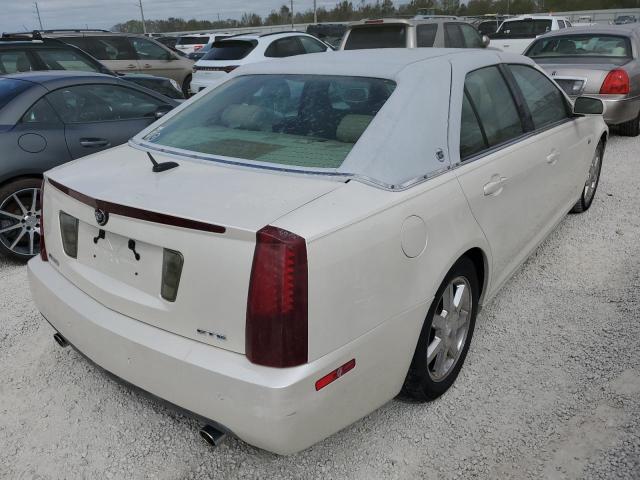1G6DC67A450183018 - 2005 CADILLAC STS WHITE photo 4