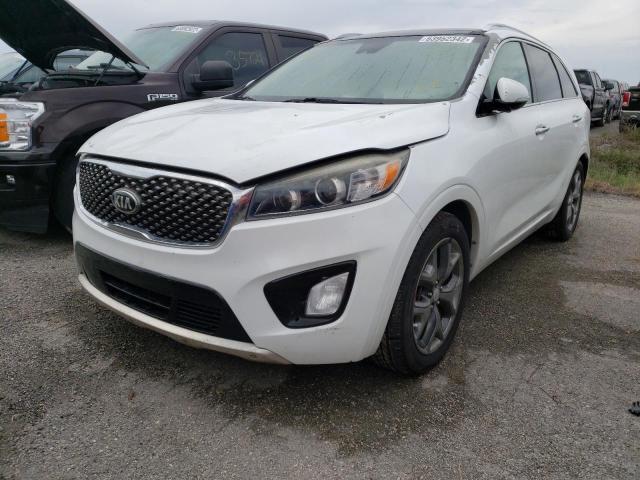 5XYPK4A59HG337587 - 2017 KIA SORENTO SX WHITE photo 2