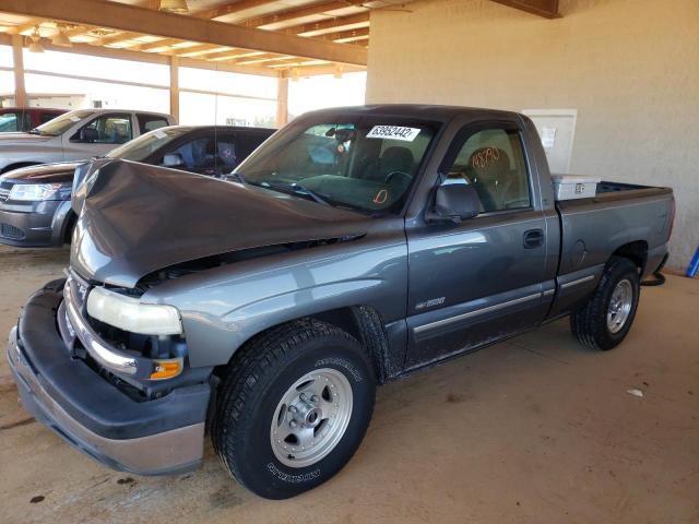 1GCEC14T32Z162484 - 2002 CHEVROLET SILVRDO LS GRAY photo 2