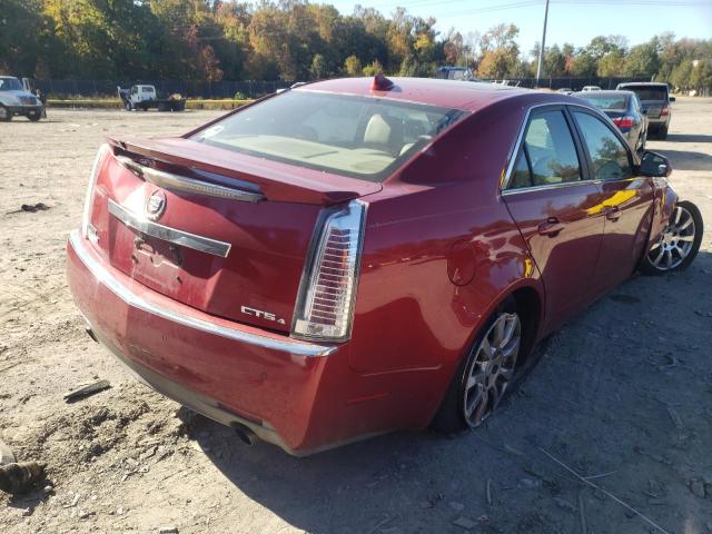 1G6DT57V590162634 - 2009 CADILLAC CTS HI FEA RED photo 4