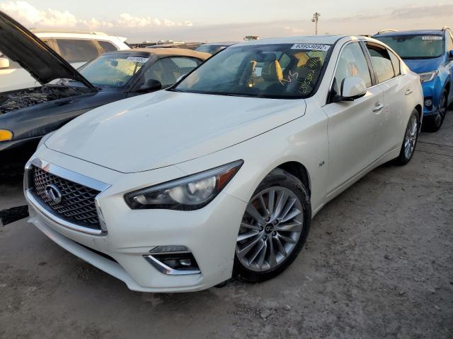 JN1EV7AP6LM204135 - 2020 INFINITI Q50 PURE WHITE photo 2