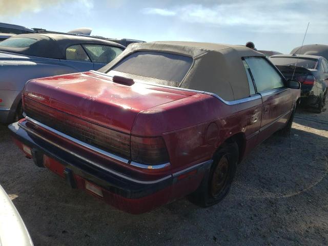 1C3XJ4530MG158412 - 1991 CHRYSLER LEBARON 红色 照片 4