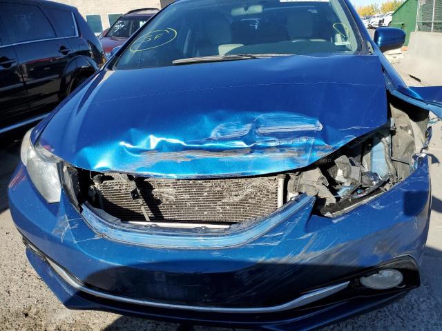 19XFB2F92EE047549 - 2014 HONDA CIVIC EXL Mavi foto 9