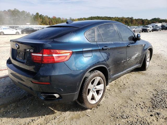 5UXFG8C50DL592045 - 2013 BMW X6 XDRIVE5 BLUE photo 4