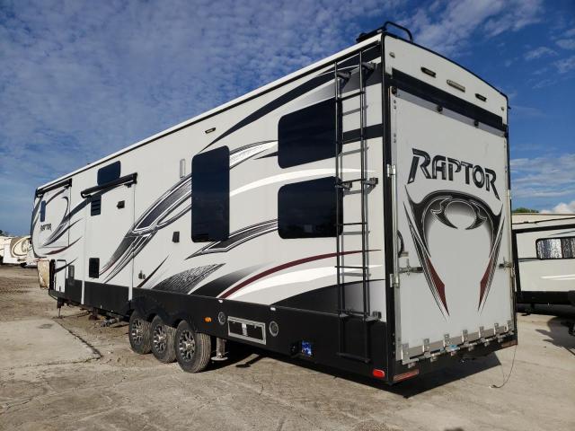 4YDF38436ER801049 - 2014 KEYSTONE RAPTOR GRAY photo 3