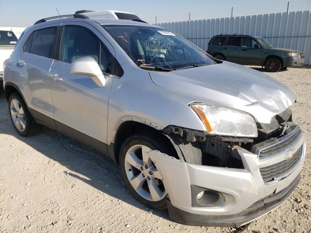 3GNCJSSB8EL192290 - 2014 CHEVROLET TRAX LTZ SILVER photo 1