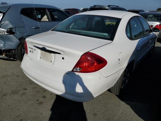 1FAFP53U92G270863 - 2002 FORD TAURUS WHITE photo 4