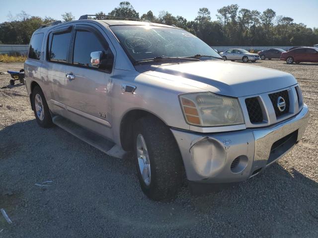 5N1AA08A46N714381 - 2006 NISSAN ARMADA SE SILVER photo 1