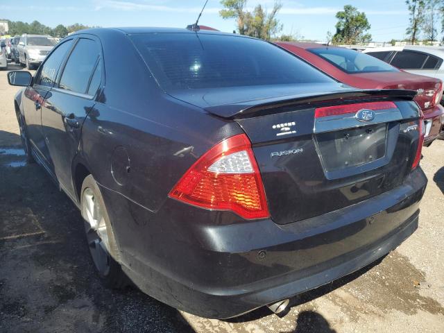 3FAHP0KC1CR211255 - 2012 FORD FUSION SPO BLACK photo 3