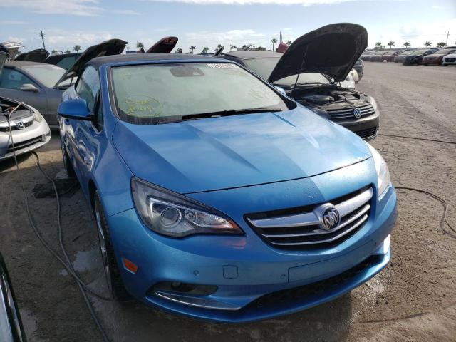 W04WJ3N56HG004645 - 2017 BUICK CASCADA SP BLUE photo 1