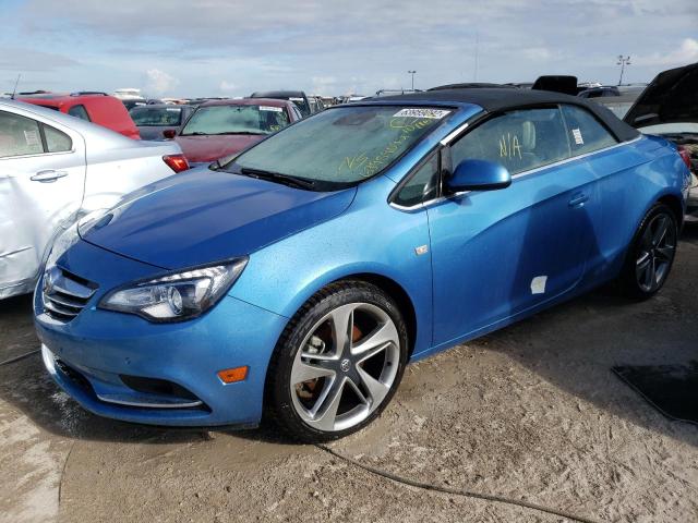 W04WJ3N56HG004645 - 2017 BUICK CASCADA SP BLUE photo 2