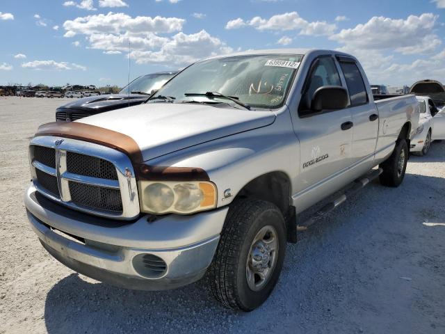 3D7KU28653G710048 - 2003 DODGE RAM 2500 S SILVER photo 2