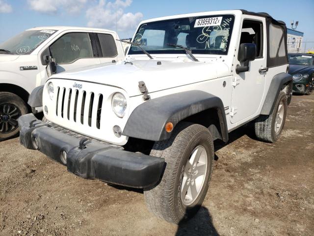 1C4AJWAG5HL711297 - 2017 JEEP WRANGLER S WHITE photo 2