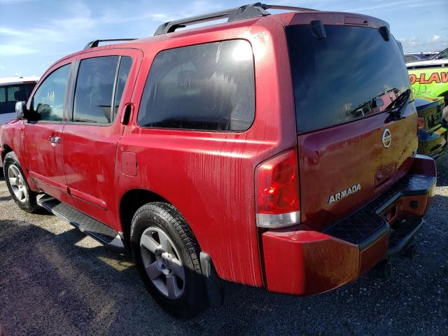 5N1BA08A97N722224 - 2007 NISSAN ARMADA SE BURGUNDY photo 3