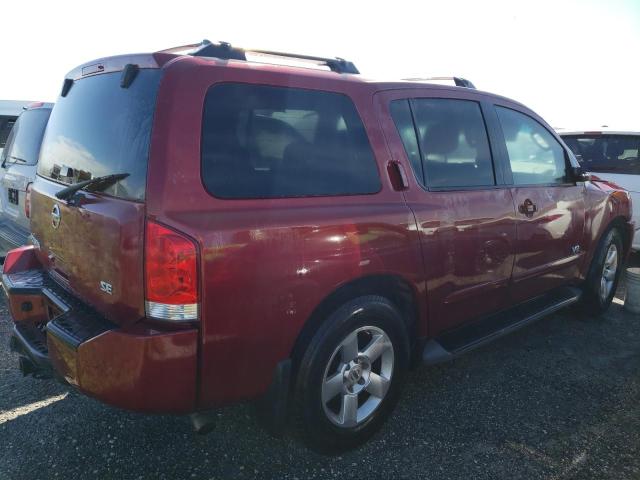 5N1BA08A97N722224 - 2007 NISSAN ARMADA SE BURGUNDY photo 4