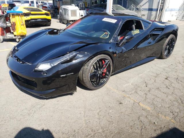 ZFF79ALA8J0229480 - 2018 FERRARI 488 GTB BLACK photo 2