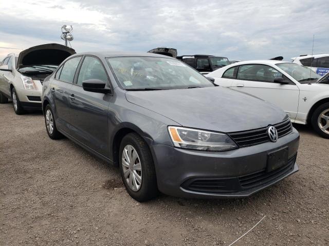 3VW2K7AJ7CM425880 - 2012 VOLKSWAGEN JETTA BASE GRAY photo 1