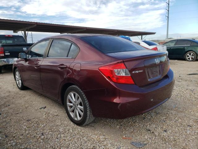 2HGFB2F92CH532132 - 2012 HONDA CIVIC EXL Bordo foto 3