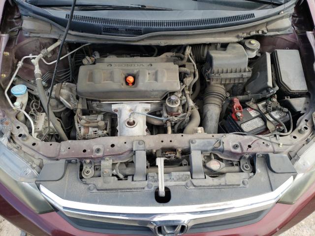 2HGFB2F92CH532132 - 2012 HONDA CIVIC EXL Bordo foto 7