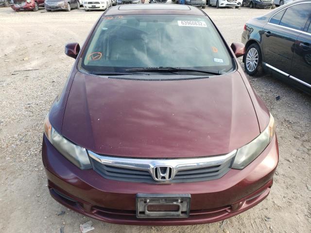 2HGFB2F92CH532132 - 2012 HONDA CIVIC EXL Bordo foto 9