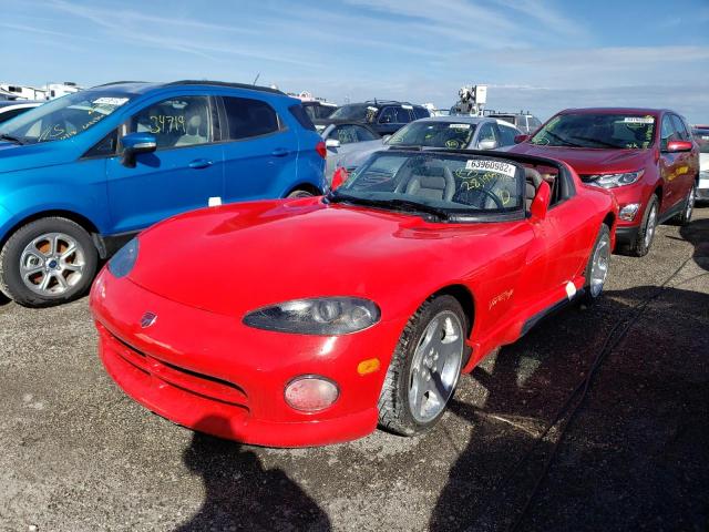 1B3BR65E8RV100354 - 1994 DODGE VIPER RT-1 RED photo 2