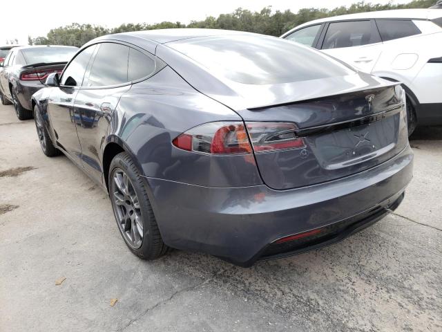 5YJSA1E61MF452250 - 2021 TESLA MODEL S Գրաֆիտ լուսանկար 3